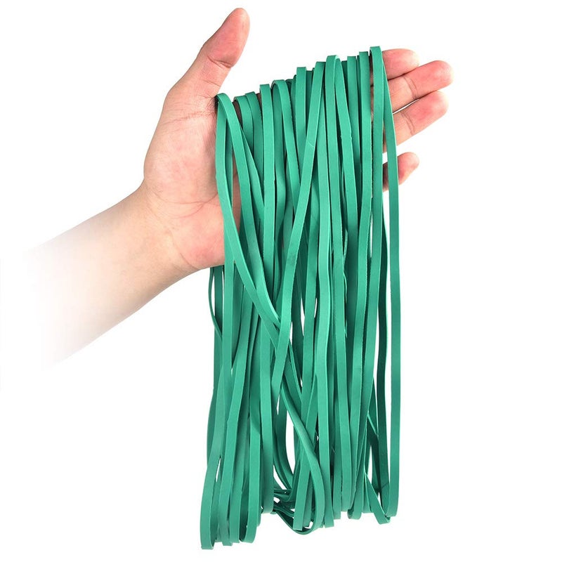 Coopay 12 Inches Extra Large Rubber Bands, 30 Pieces Heavy Duty Trash Can Band Bulk, Strong Elastic for Office Supply School Home, Garbage Cans, File Folders (Green) - Image 4
